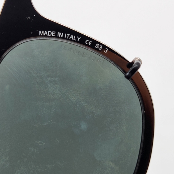 Dior Blacktie 238C 49mm Round Clip-On Sunglasses in Light Gold - Picture 7 of 9